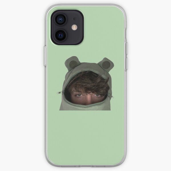 Karl Jacobs in a frog hoodie iPhone Soft Case RB1006 product Offical Karl Jacobs Merch