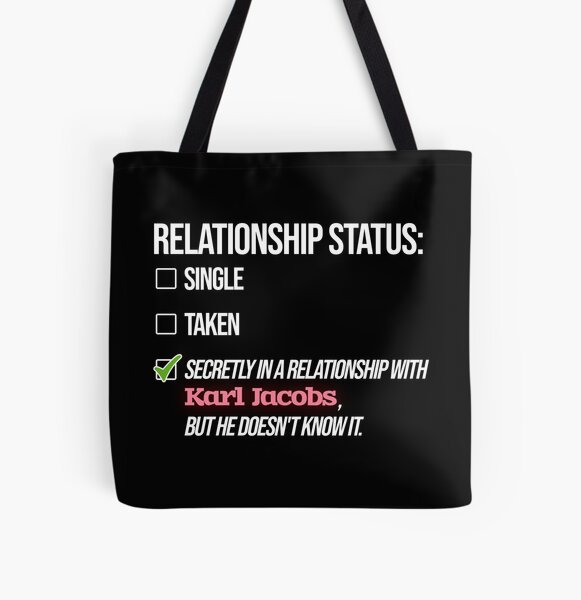 Relationship with Karl Jacobs All Over Print Tote Bag RB1006 product Offical Karl Jacobs Merch