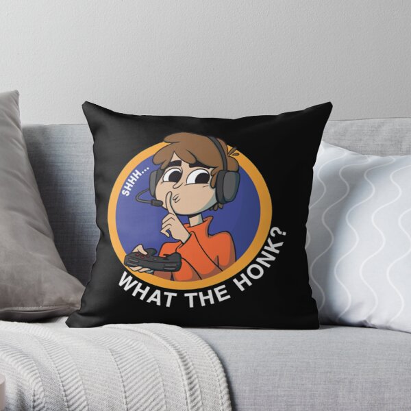 shh... What the honk? Karl Jacobsss quote for Throw Pillow RB1006 product Offical Karl Jacobs Merch