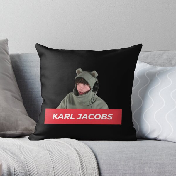 Karl Jacobs Throw Pillow RB1006 product Offical Karl Jacobs Merch