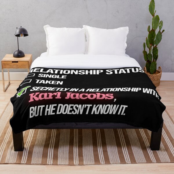 Relationship with Karl Jacobs Throw Blanket RB1006 product Offical Karl Jacobs Merch