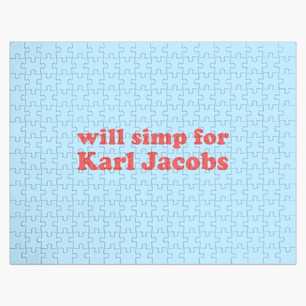 will simp for karl jacobs karl jacobs simp Jigsaw Puzzle RB1006 product Offical Karl Jacobs Merch