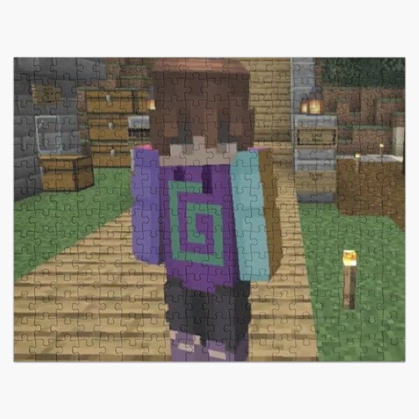 Karl Jacobs Minecraft | Dream SMP Jigsaw Puzzle RB1006 product Offical Karl Jacobs Merch
