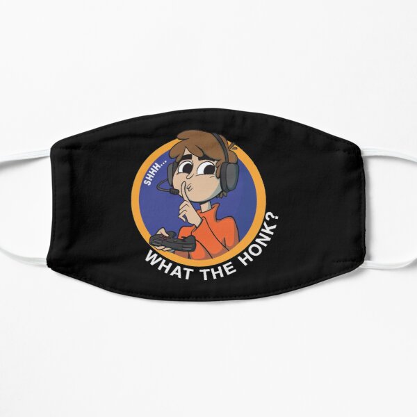 shh... What the honk? Karl Jacobsss quote for Flat Mask RB1006 product Offical Karl Jacobs Merch
