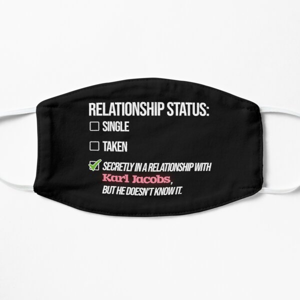 Relationship with Karl Jacobs Flat Mask RB1006 product Offical Karl Jacobs Merch