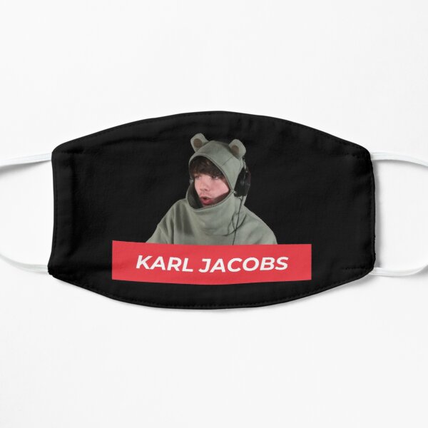 Karl Jacobs Flat Mask RB1006 product Offical Karl Jacobs Merch