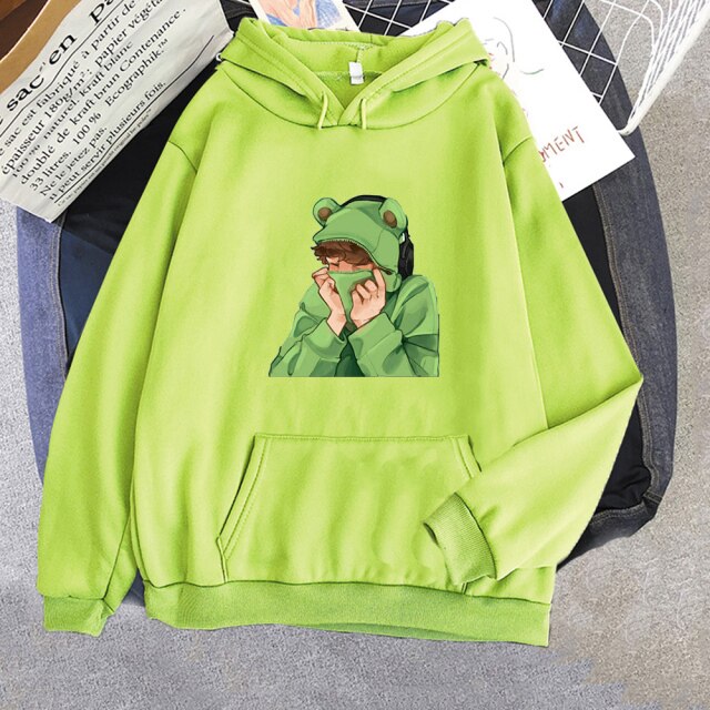 Karl Jacobs Frog Hoodie Sweatshirts Men Women Pullover Unisex Harajuku Dream Team Smp Tracksuit Hip - Karl Jacobs Merch